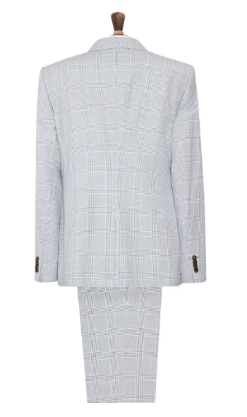 skinny fit check jacket b